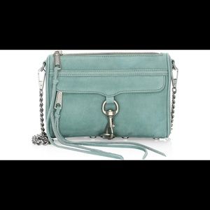 Rebecca Minkoff- Mint Green Mini Mac Crossbody